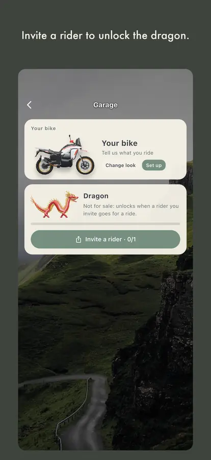 Invite a rider to unlock the dragon.